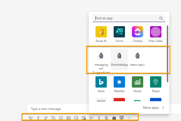 How to create Action based Messaging Extension as Teams App